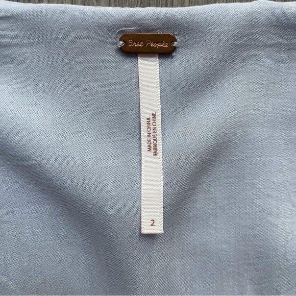 Free People Mountain Laurel Lace Crochet Dress Morning Mist - Picture 5 of 12